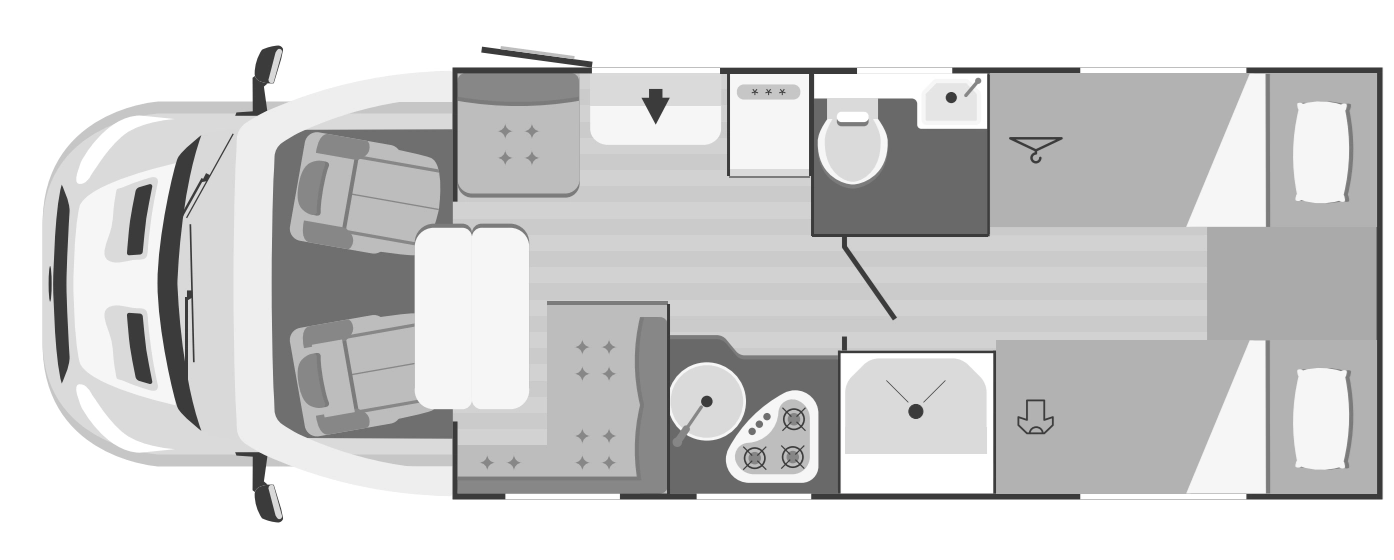 Caravan Floor Plan