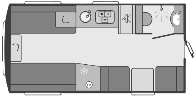 Caravan Floor Plan