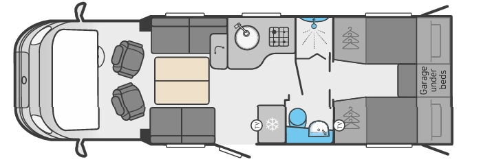 Caravan Floor Plan