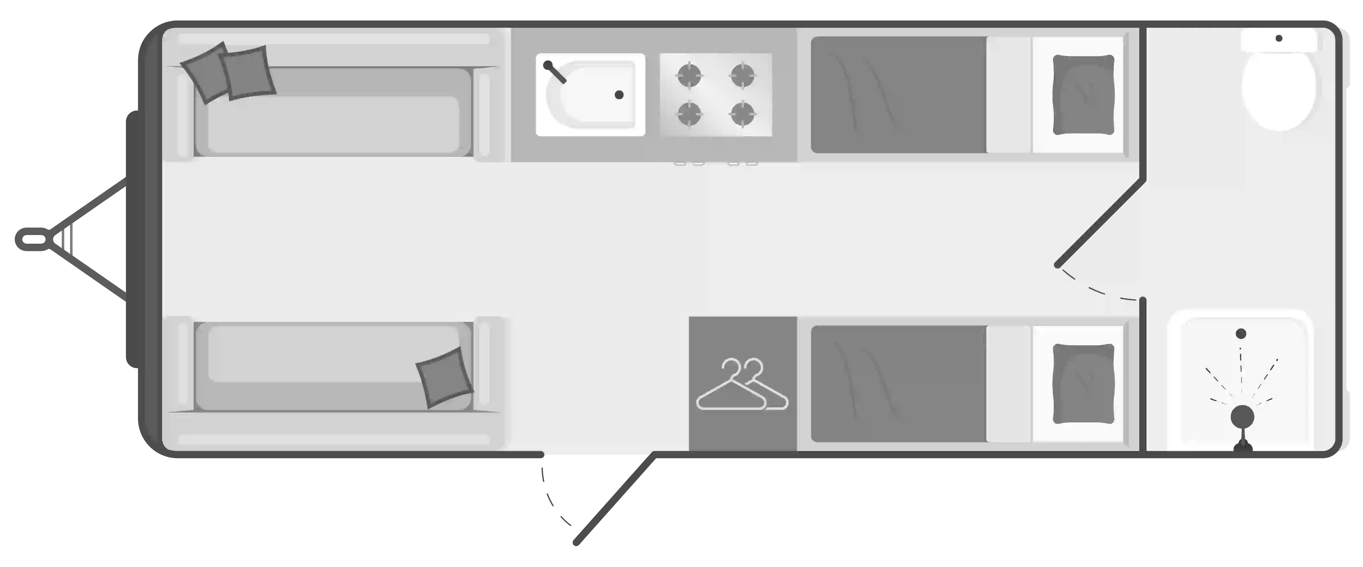 Caravan Floor Plan